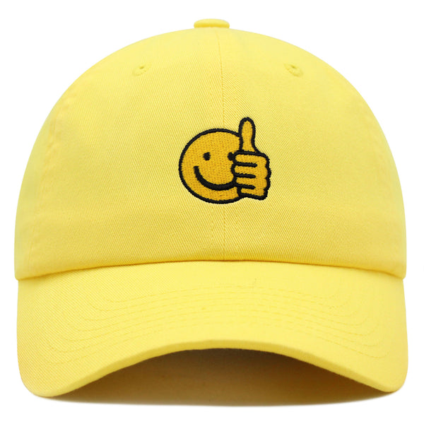 Like Thumbs Up Emoji Premium Dad Hat Embroidered Baseball Cap Funny