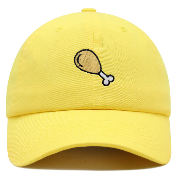 Chicken Drumstick Premium Dad Hat Embroidered Baseball Cap Foodie