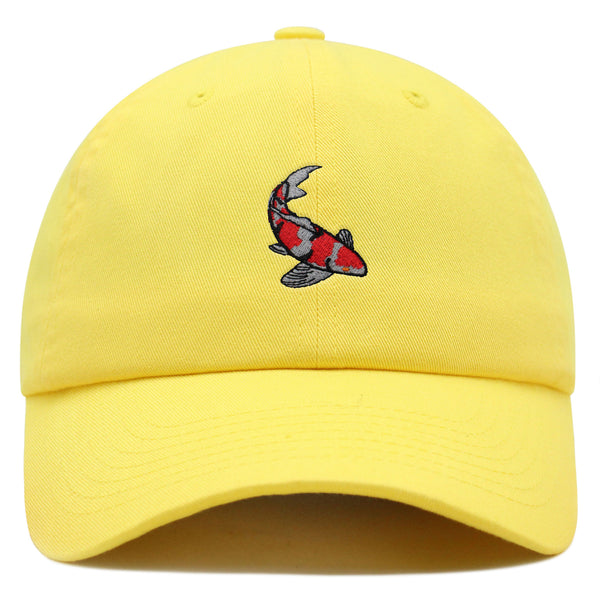 Koi Fish Premium Dad Hat Embroidered Baseball Cap Japan