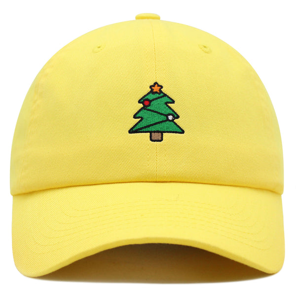 Christmas Tree Star Premium Dad Hat Embroidered Baseball Cap Holiday