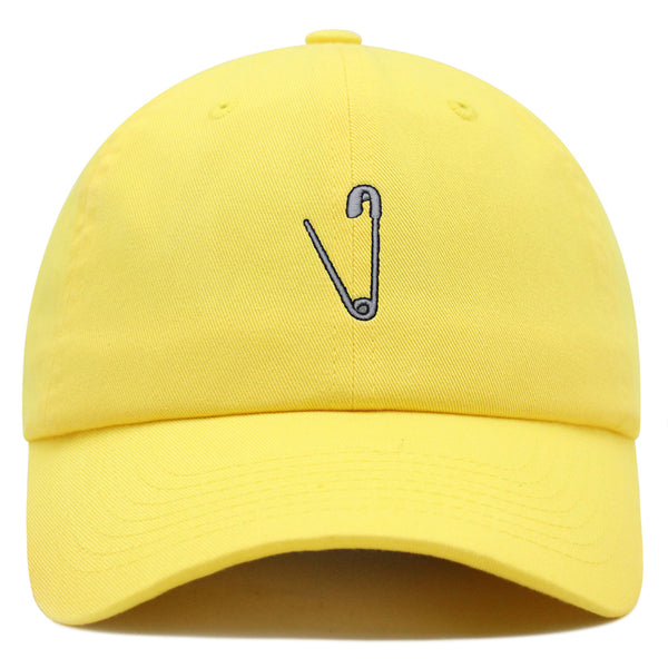 Safety Pin Premium Dad Hat Embroidered Baseball Cap Clothing