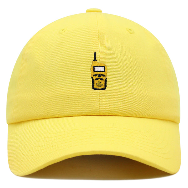 Walkie Talkie Premium Dad Hat Embroidered Baseball Cap Communication