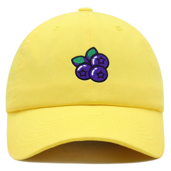 Blueberry Premium Dad Hat Embroidered Baseball Cap Fruit