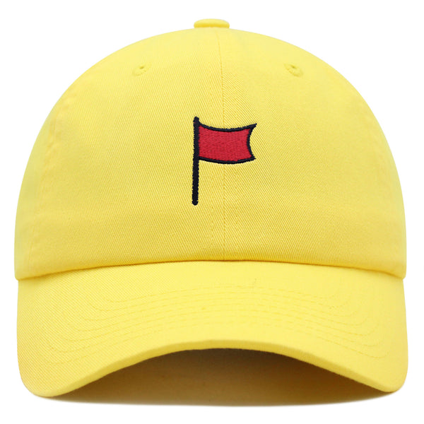 Red Flag Premium Dad Hat Embroidered Baseball Cap Symbol