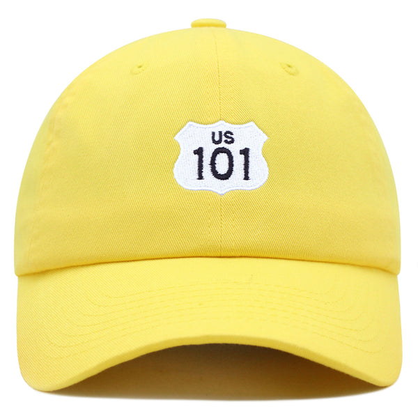 US 101 Freeway Premium Dad Hat Embroidered Cotton Baseball Cap California