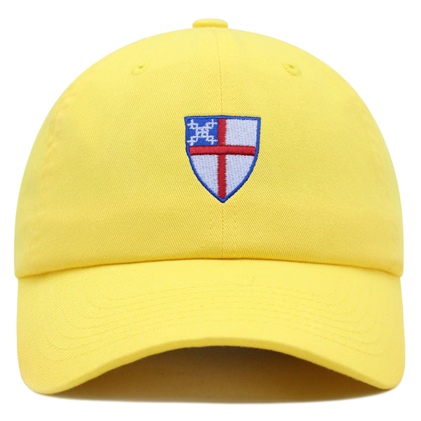 Episcopal Shield Premium Dad Hat Embroidered Cotton Baseball Cap Episcopal Church