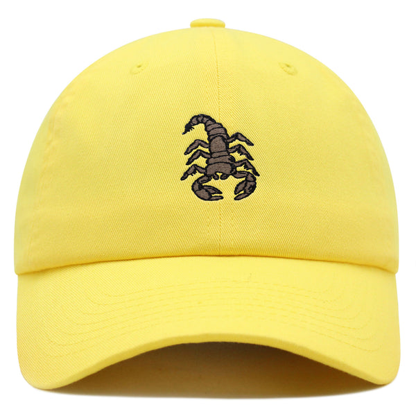 Scorpion Premium Dad Hat Embroidered Cotton Baseball Cap Tattoo