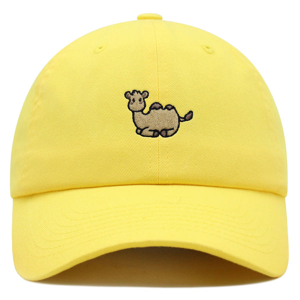 Camel Sitting Premium Dad Hat Embroidered Cotton Baseball Cap Cute Desert