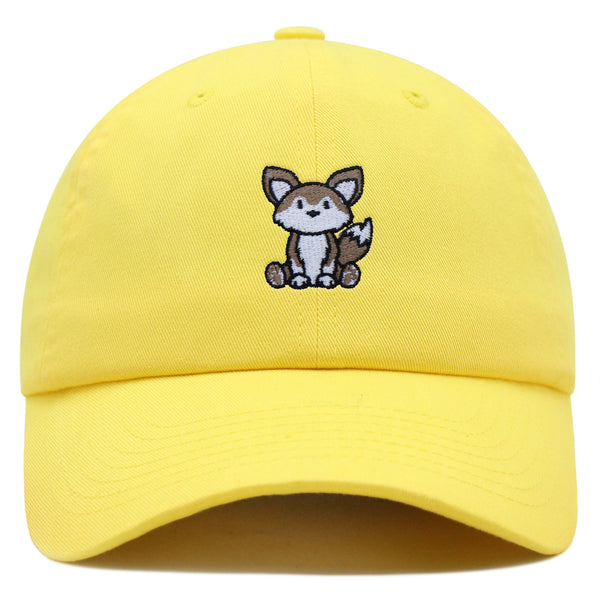 Fennec Fox Premium Dad Hat Embroidered Cotton Baseball Cap Sitting