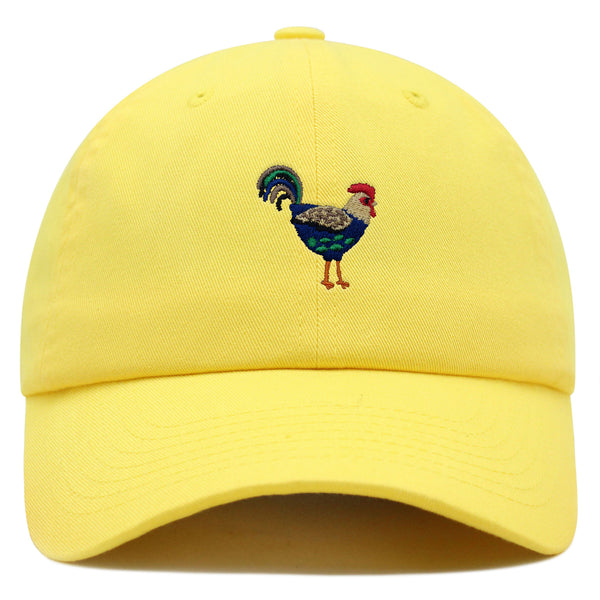 Colorful Chicken Premium Dad Hat Embroidered Cotton Baseball Cap Pollo