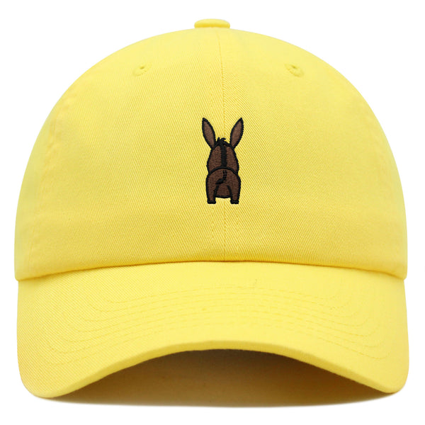 Donkey Butt Premium Dad Hat Embroidered Cotton Baseball Cap Funny Cute