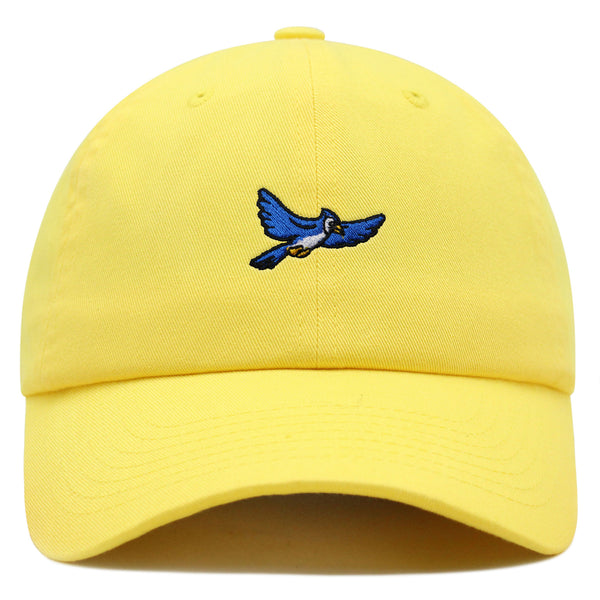 Flying Blue Jay Premium Dad Hat Embroidered Cotton Baseball Cap Canada