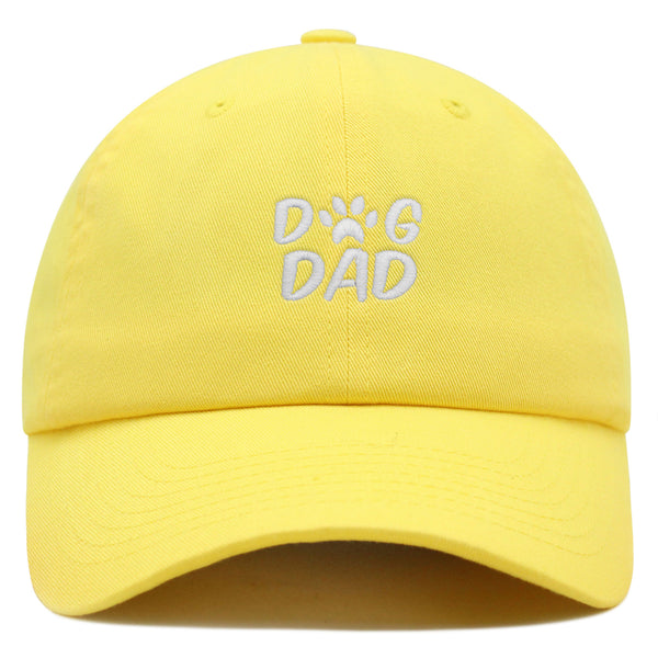 Dog Dad Premium Dad Hat Embroidered Cotton Baseball Cap Classic Style