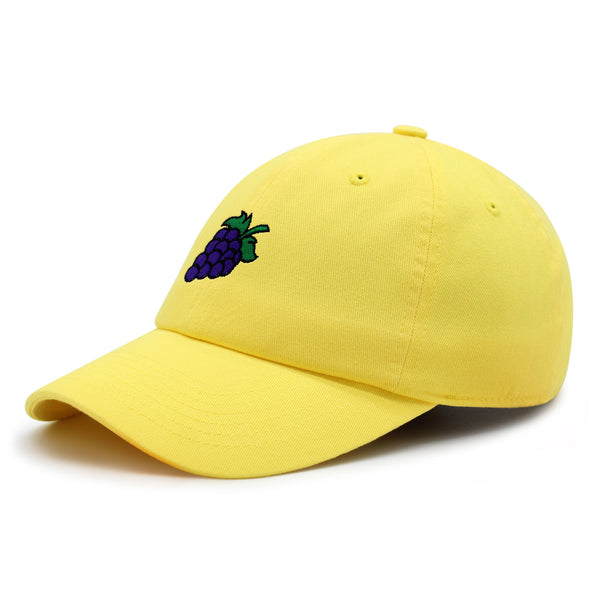 Grape Premium Dad Hat Embroidered Baseball Cap Farm Farmers Vegan