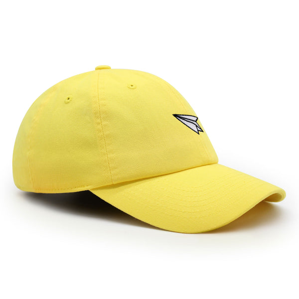 Paper Airplane Premium Dad Hat Embroidered Baseball Cap Plane Sky