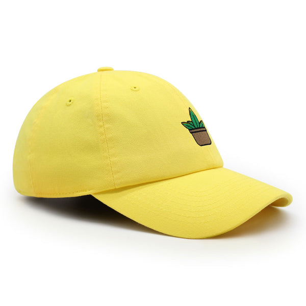 Aloe Plant Premium Dad Hat Embroidered Baseball Cap Pot