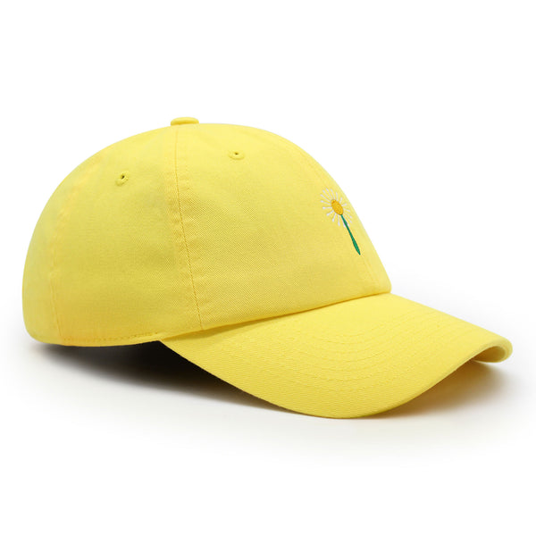 Dandelion Premium Dad Hat Embroidered Baseball Cap Flower