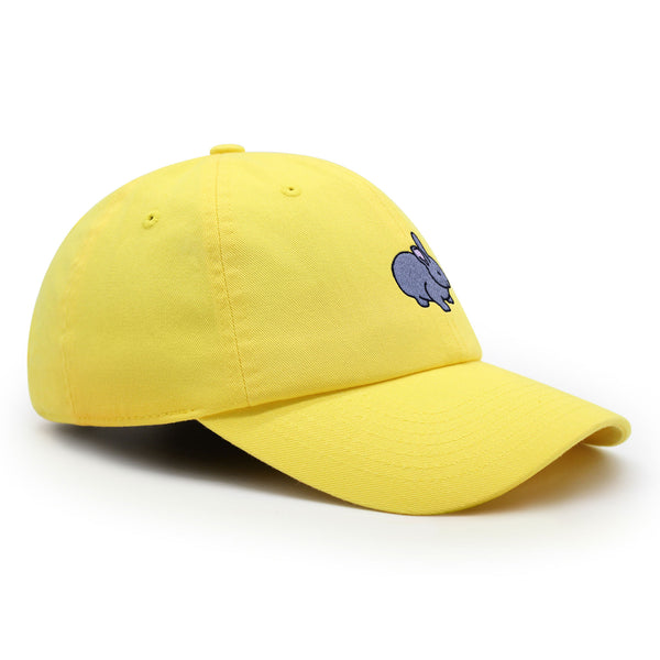 Bunny Premium Dad Hat Embroidered Baseball Cap Grey Rabbit