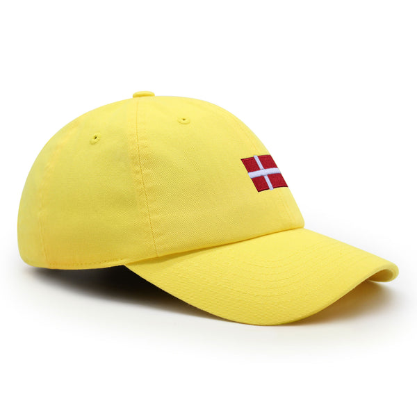 Denmark Flag Premium Dad Hat Embroidered Cotton Baseball Cap Country Flag Series